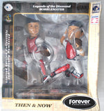 Red Sox Greats rare Duel Player (Carlton Fisk#27 and Jason Varitek #33) bobble