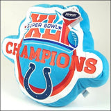 Indianapols Colts Super Bowl Champions official NFL Plush Pillow