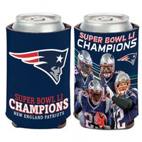 Super Bowl LI Champions New England Patriots Can Cooler 12 oz. Multiple Players
