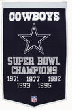 DALLAS COWBOYS SUPER BOWL CHAMPIONS WOOL NFL BANNER!