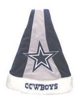 Dallas Cowboys colorblock NFL Team Logo Santa Hat