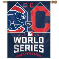 Chicago Cubs / Indians 2016 World Series Champions Vertical Flag 27