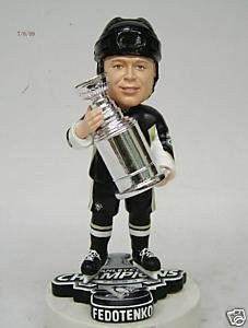 Ruslan Fedotenko Penguins rare 2009 Stanley Cup Champions BobbleHead