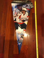 ALEX OVECHKIN #8 WASHINGTON CAPITALS ROLL UP PREMIUM FELT PENNANT 40 INCH.... BRAND NEW!!!!