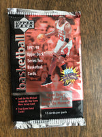 1997-1998 Upper Deck Basketball Unopened Pack Series Two