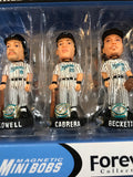 Florida Marlins Rare 3 player mini bobblehead Set 2003 World Series Champions set #3