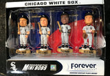 Chicago White Sox 4 player mini bobblehead set Retro Cool Item Thomas