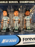 Florida Marlins Rare 3 player mini bobblehead Set 2003 World Series Champions set #4