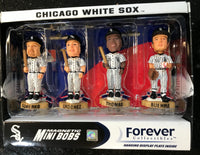 Chicago White Sox 4 player mini bobblehead set Retro Cool Item Thomas