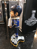 David Perron St Louis Blues Bobble Head Stanley Cup Champions trophy bobblehead