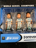 Florida Marlins Rare 3 player mini bobblehead Set 2003 World Series Champions set #3