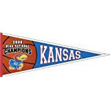 Kansas Jayhawks 2008 Basketball National Champions pennant