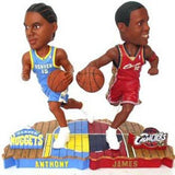 Forever Collectibles LeBron James & Carmello Anthony  duel rookie Bobblehead