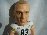 Rare Super Bowl XL Champions Pittsburgh Steelers Heath Miller #83 8"Super Bowl 40 ring base bobblehead