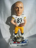 Rare Super Bowl XL Champions Pittsburgh Steelers Heath Miller #83 8"Super Bowl 40 ring base bobblehead