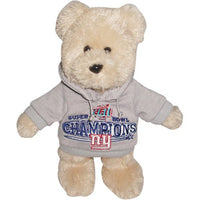 Team Beans New York Giants Super Bowl 42 Champions Hooded Bear