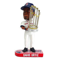 David Ortiz #34 RARE (Boston Red Sox) 2007 Forever Collectibles World Series Trophy Bobblehead