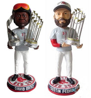 Boston Red Sox Set of David Ortiz & Dustin Pedroia Bobblehead set