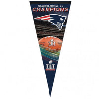 New England Patriots Super Bowl 51 Champions Premium Pennant 17