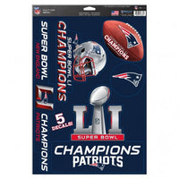 Super Bowl Champions New England Patriots Multi-Use Decal sheet 11