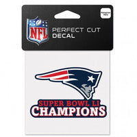 New England Patriots Bowl Champions Perfect Cut Color Decal 4