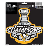 Pittsburgh Penguins Stanley Cup Champions black Vinyl Decal 5