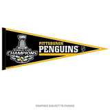 Penguins 2016 Stanley Cup Champs Pennant and Banner