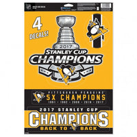 Pittsburgh Penguins Stanley cup Champions Multi use Decal 11