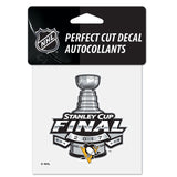 Pittsburgh Penguins 2017 Stanley Cup 8" x 8" Perfect Cut Decal