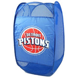 Detroit Pistons NBA portable pop-up laundry hamper!