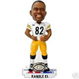 RARE Pittsburgh Steelers Antwaan Randle El #82 NFL approved Super Bowl CHAMPIONS Super Star Commerative Ring Base Bobblehead