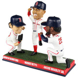 Boston Red Sox Andrew Benintendi/Mookie Betts/Jackie Bradley Jr. Outfield Bobblehead