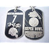 Rare Roethlisberger Pittsburgh Steelers Super Bowl XL (40) Championship Blatinum Dogtag