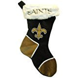 New Orleans Saints Color block plush NFL Christmas Stocking 17