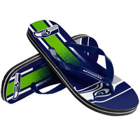 Seattle Seahawks Gradient Flip Flops NFL approved MENS