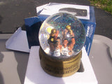 Rare San Antinio Spurs Nba Championship water globe Tin Dunkin and David Robinson