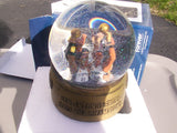 Rare San Antinio Spurs Nba Championship water globe Tin Dunkin and David Robinson