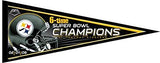 Pittsburgh Steelers Super Bowl 43  six time Champions Collector pennant