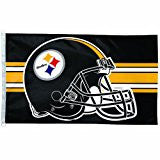 NFL Pittsburgh Steelers 3-by-5 foot Stripe Helmet Design Flag