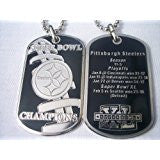 Pittsburgh Steelers Super Bowl XL (40) Playoff Legacy Championship Blatinum  Dogtag