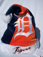 Detroit Tigers big team MLB Logo plush Santa Hat