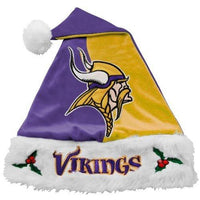 Minnesota Vikings NFL Colorblock Plush Santa Hat