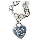 New York Yankees Heart Tag Bracelet MLB Baseball Fan Shop Sports Team