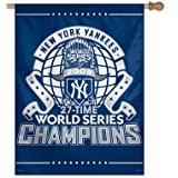 New York Yankees 2009 World Series Champions Vertical Banner Flag