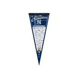 New York Yankees 2009 World Series Champions Signature Pennant